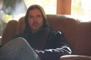 On set of the thriller "Bestseller" 