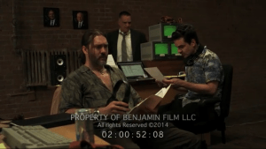 On set of "The Terrorist" 